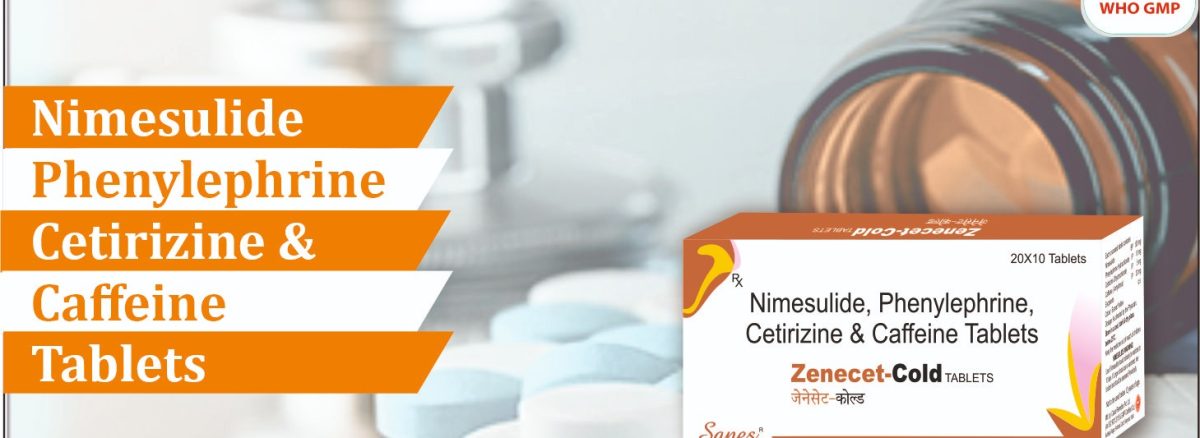 Nimesulide Phenylephrine Cetirizine & Caffeine Tablets