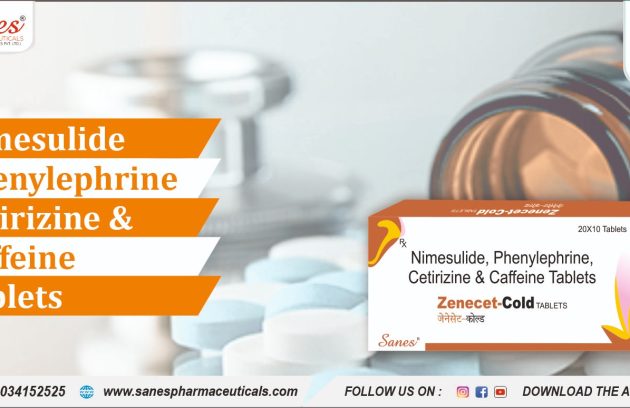 Nimesulide Phenylephrine Cetirizine & Caffeine Tablets