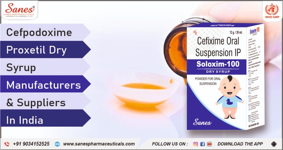 Cefixime dry syrup manufacturers
