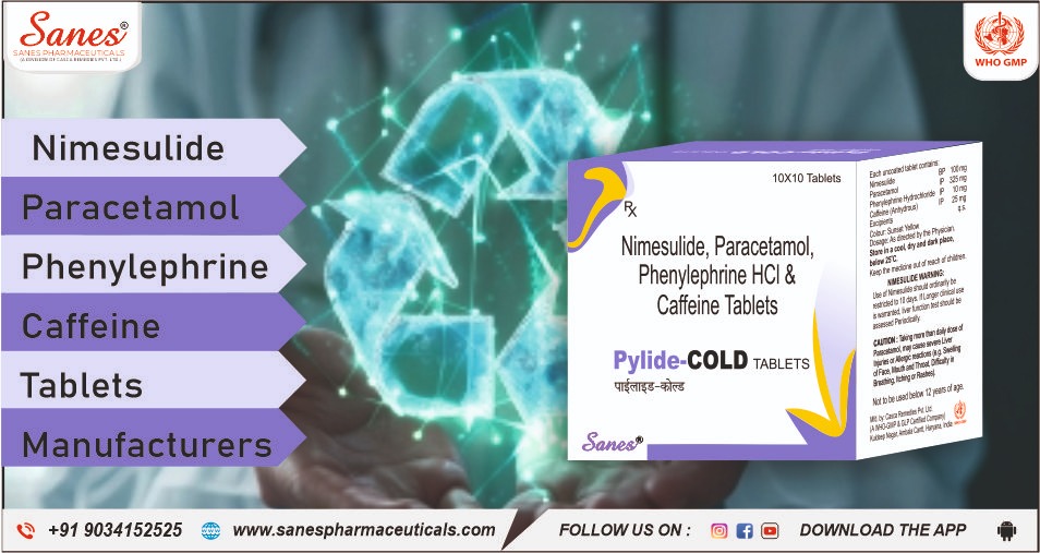Nimesulide Paracetamol Phenylephrine Caffeine Tablets