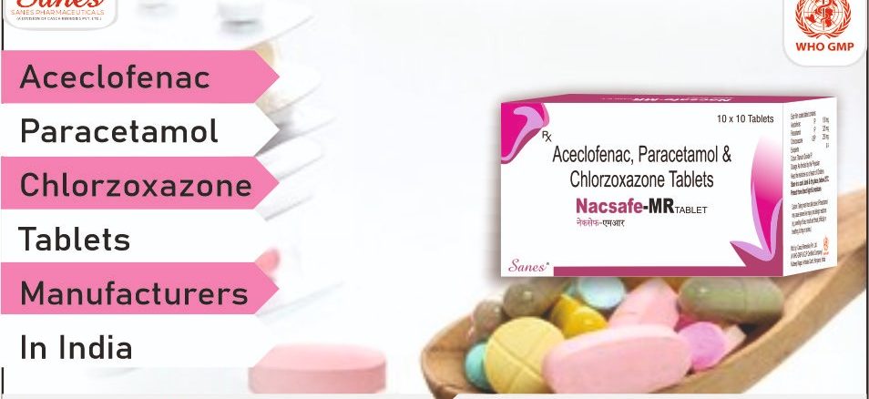 Aceclofenac paracetamol chlorzoxazone tablets