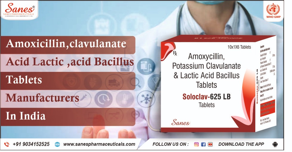 Amoxicillin Clavulanate Acid Lactic Acid Bacillus Tablets