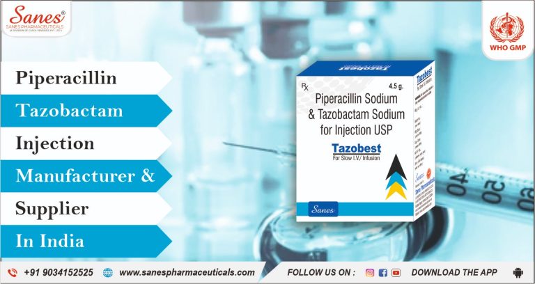 Piperacillin Tazobactam injection manufacturer