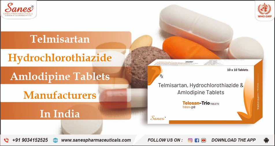 Telmisartan hydrochlorothiazide amlodipine tablets