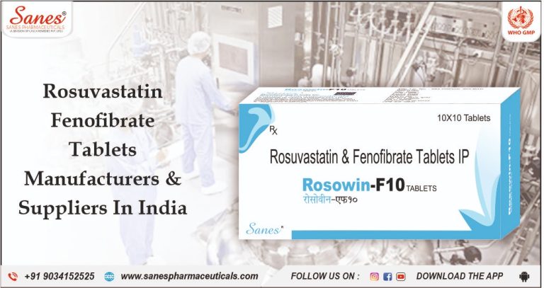 rosuvastatin fenofibrate tablets manufacturers
