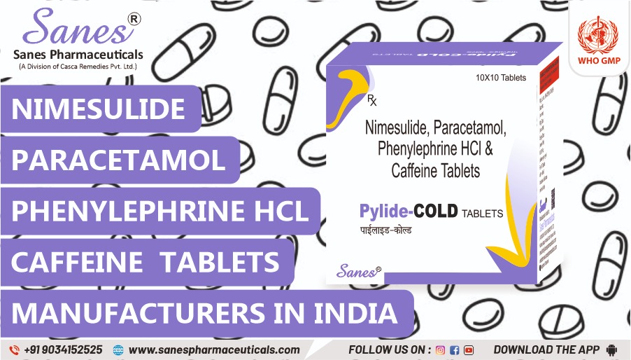 Nimesulide Paracetamol Phenylephrine HCl Caffeine Tablets
