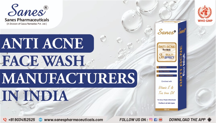 anti acne face wash manufacturer