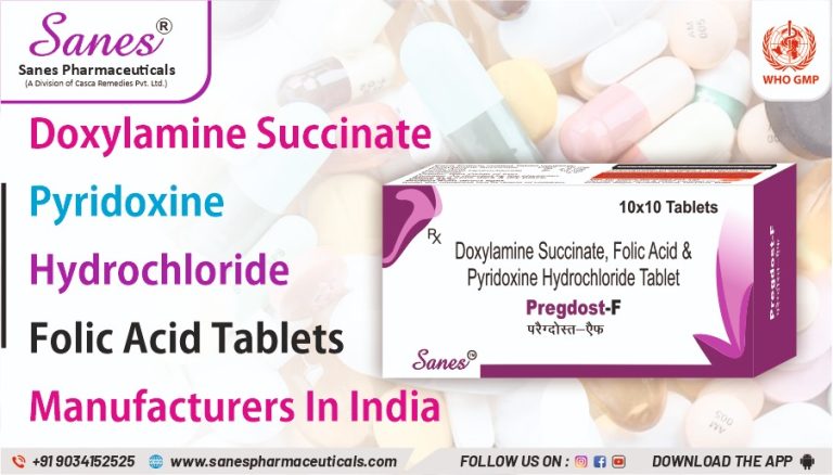 Doxylamine Succinate Pyridoxine Hydrochloride Folic Acid Tablets