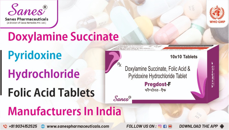 Doxylamine Succinate Pyridoxine Hydrochloride Folic Acid Tablets