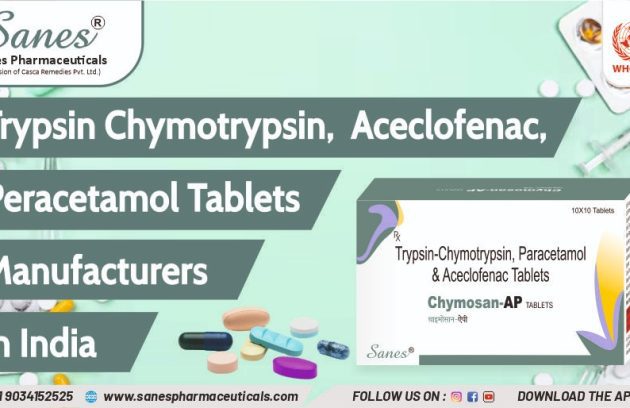 trypsin chymotrypsin aceclofenac paracetamol tablets manufacturers
