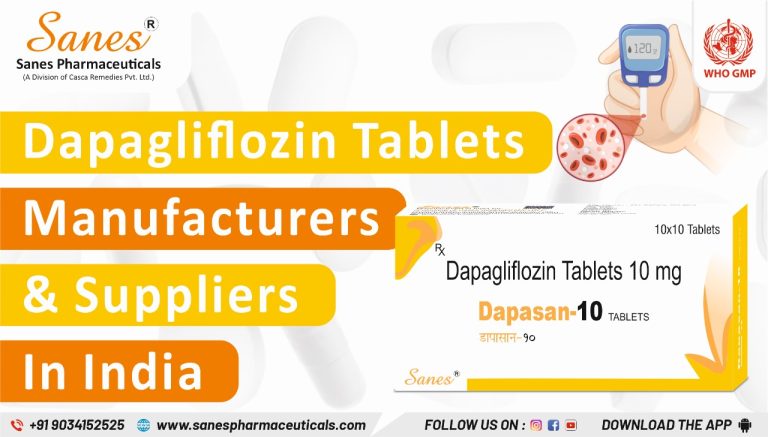 Dapagliflozin Tablets manufacturers in India