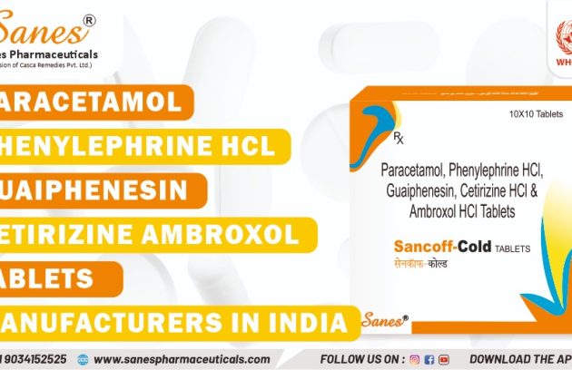 paracetamol phenylephrine HCl guaiphenesin cetirizine ambroxol tablets