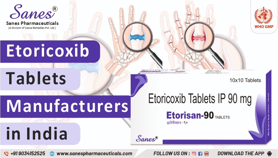etoricoxib tablets manufacturers
