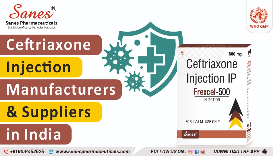 Ceftriaxone injection manufacturers