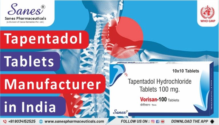 tapentadol tablets manufacturer in India