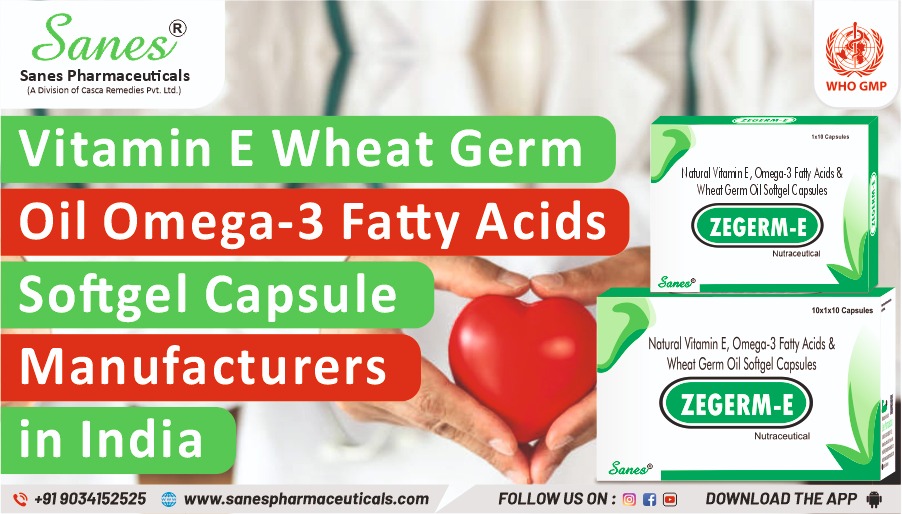 Vitamin E Wheat germ Oil Omega-3 Fatty Acids softgel capsule manufacturers
