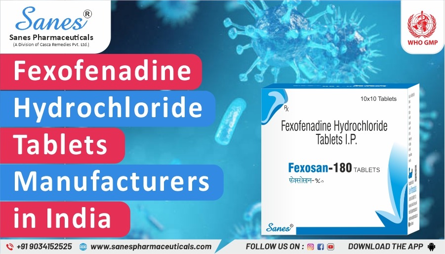 fexofenadine hydrochloride tablets manufacturers