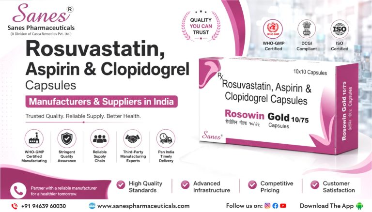 Rosuvastatin Aspirin Clopidogrel Capsules Manufacturers