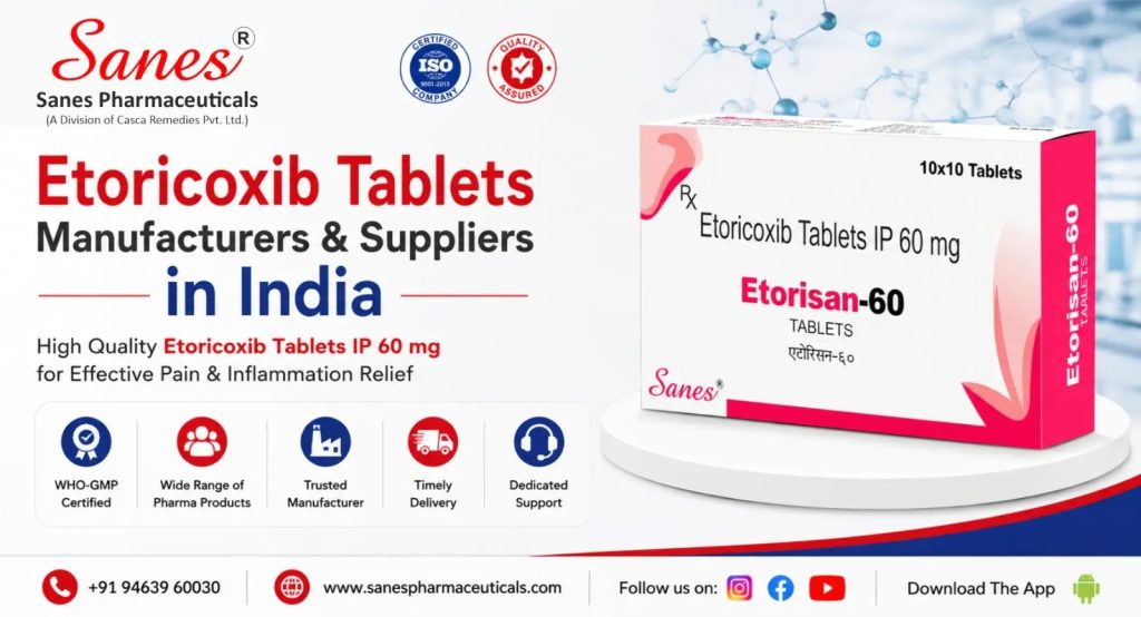 etoricoxib tablets suppliers in India