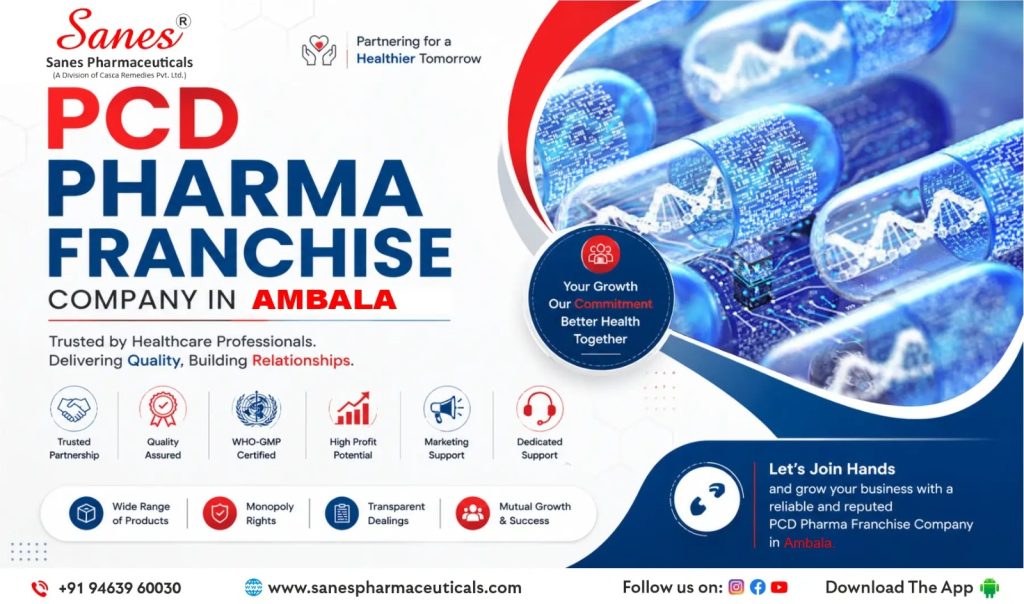PCD Pharma Franchise Company in Ambala