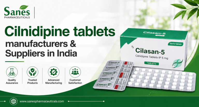 Cilnidipine Tablets Manufacturers In India